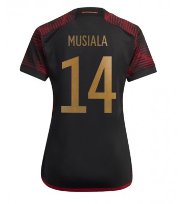 Tyskland Jamal Musiala #14 Replika Udebanetrøje Dame VM 2022 Kortærmet